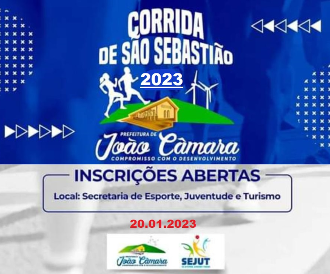 evento: CORRIDA DE SÃO SEBASTIÃO - JOÃO CÂMARA 